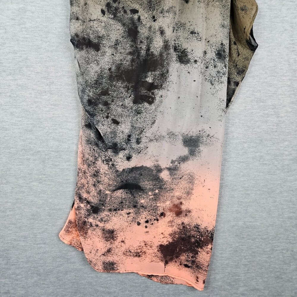Religion Asymmetrical Draped Sleeveless Dress Brown Stretch Lined Women's Sz XS - Picture 4 of 13